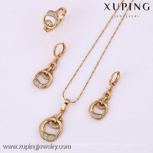 61816-Xuping Fashion Woman Jewlery avec plaqué or 18 carats